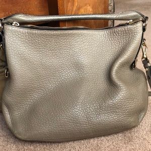 Burberry grainy calf hobo bag